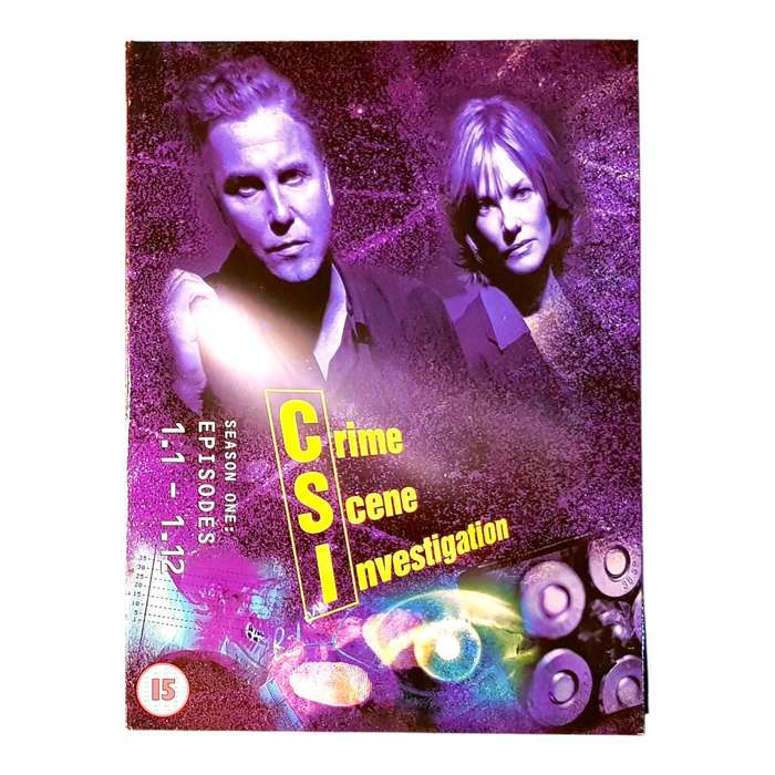 CSI: Crime Scene Investigation - Season 1 Episodes 1-12 DVD Box Set - PAL - Very Good Condition