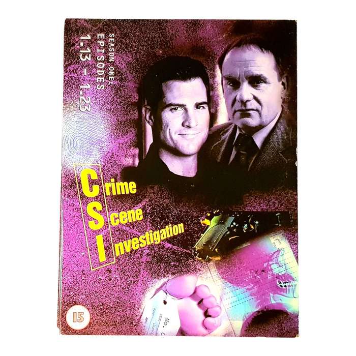 CSI: Crime Scene Investigation - Season 1 (Episodes 13-23) DVD Box Set - Very Good Condition