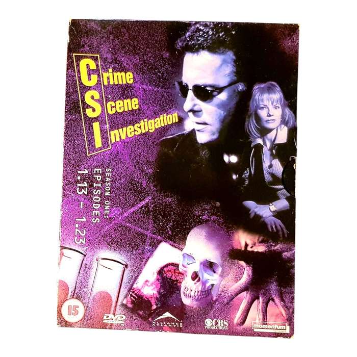 CSI: Crime Scene Investigation - Season 1 (Episodes 13-23) DVD Box Set - Very Good Condition