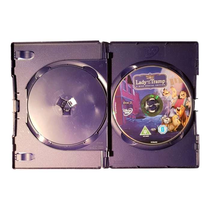 Walt Disney's Classic Lady & The Tramp- 2-Disc Special Edition DVD - Region 2 - Good Condition