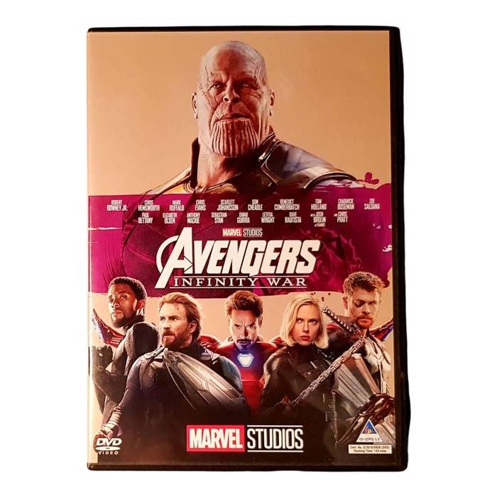 Lot of 4 Avengers DVDs - The Animated Series (Volumes 1, 3, 4) & Avengers: Infinity War