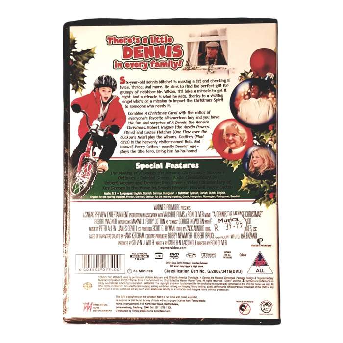 A Dennis the Menace Christmas - Factory Sealed - Region 2 PAL DVD