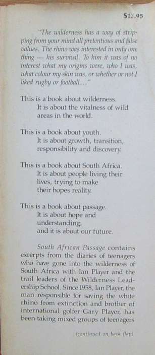 South African Passage - Diaries of the Wilderness Leadership School