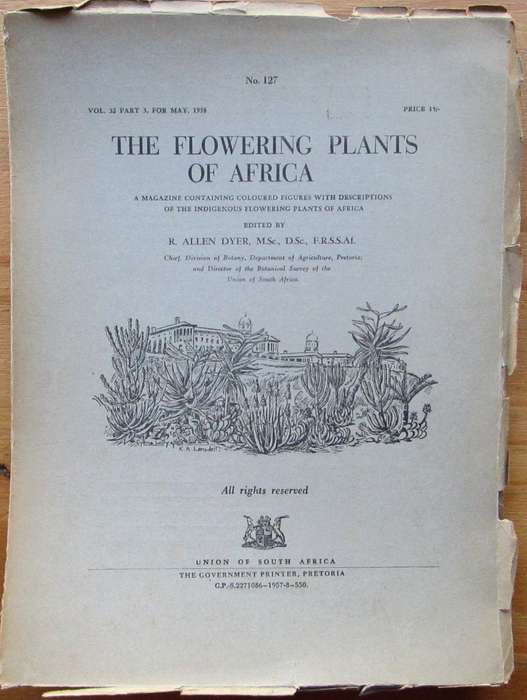 The Flowering Plants of Africa: No.127 Vol 32, Part 3 for May 1958