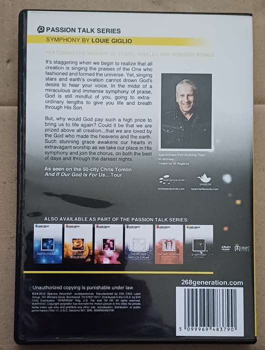 LOUIE GIGLIO - SYMPHONY I LIFT MY HANDS