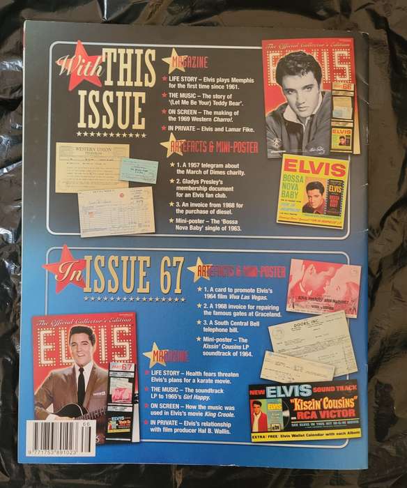 DEAGOSTINI THE OFFICIAL COLLECTOR'S EDITION ELVIS PRESLEY PART 66