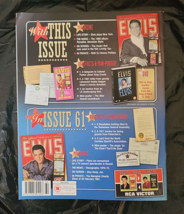 DEAGOSTINI THE OFFICIAL COLLECTOR'S EDITION ELVIS PRESLEY PART 60