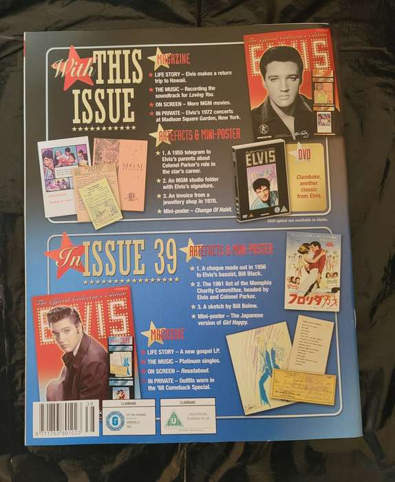 DEAGOSTINI THE OFFICIAL COLLECTOR'S EDITION ELVIS PRESLEY PART 38