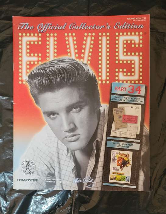 DEAGOSTINI THE OFFICIAL COLLECTOR'S EDITION ELVIS PRESLEY PART 34