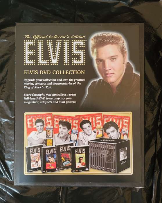 DEAGOSTINI THE OFFICIAL COLLECTOR'S EDITION ELVIS PRESLEY MAGAZINE COLLECTION BOX