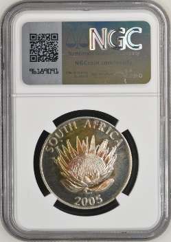 MS67 - 2005 Silver Unc R1 - Albert Luthuli