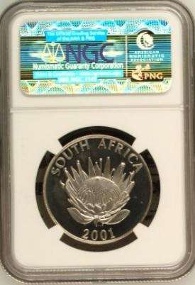 MS67 - 2001 Silver Proof Protea R1 - Tourism