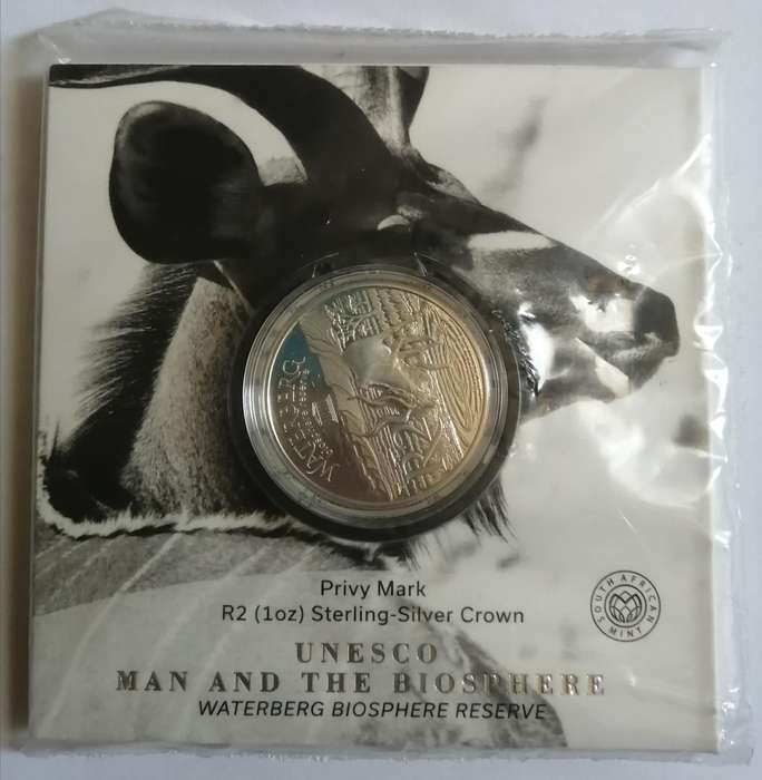 2018 Silver Proof R2 - Waterberg Biosphere - Kudu