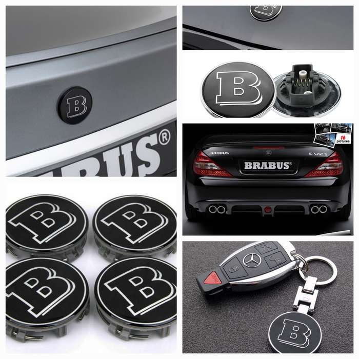 Mercedes Brabus emblem set