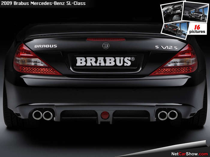 Mercedes Brabus rear badge