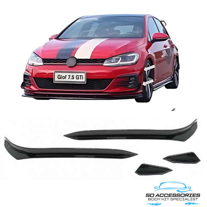 Golf 7 Blade Bumper Trim canard