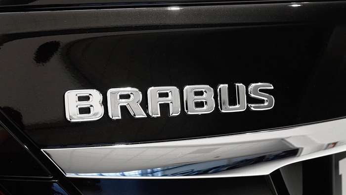 Mercedes Brabus rear badge
