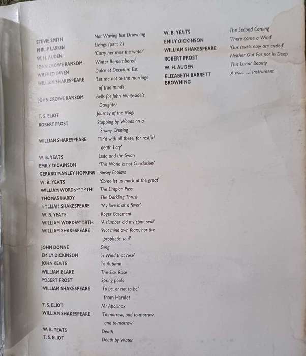 By Heart : 101 poems to remember