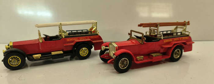 Models of Yesteryear - 1920 Rolls Royce Fire Engine - "Borough Green & District" #1 (Lot 628 & 629)