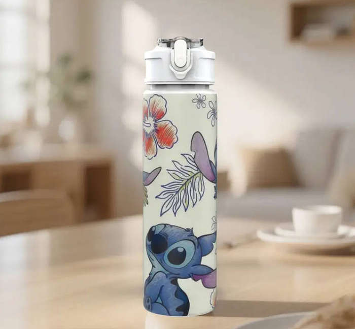 Disney Stitch Plastic Water Bottle