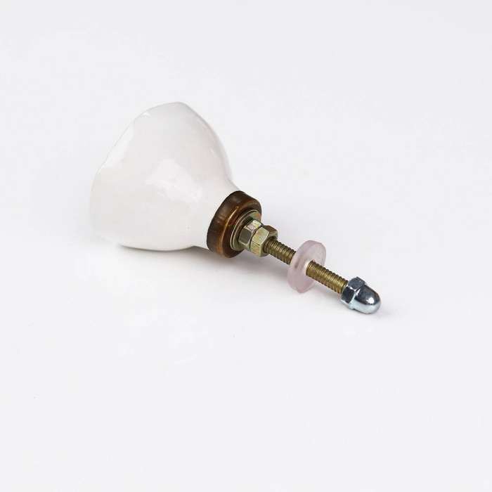 Grey Gold Ceramic Drawer Knob