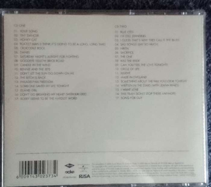 Elton John Greatest Hits 1970 - 2002 (DOUBLE CD)