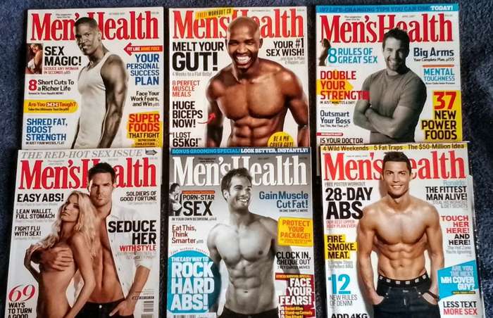6 Men's Health Magazines