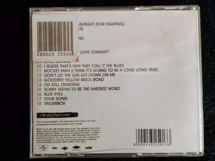 Elton John Rocket Man Definitive Hits