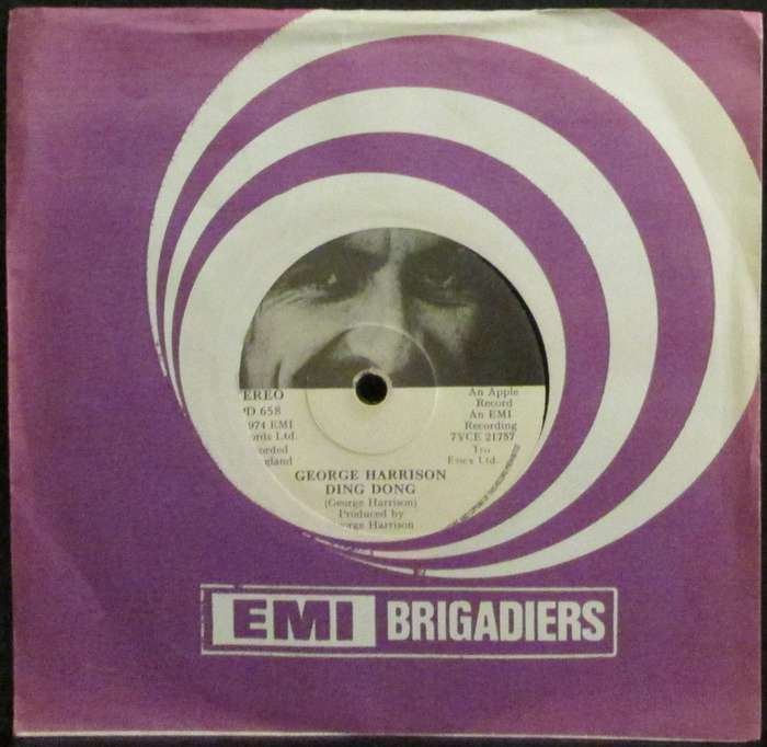 GEORGE HARRISON - DING DONG / I DONT CARE ANYMORE  (7 SINGLE/VINYL)