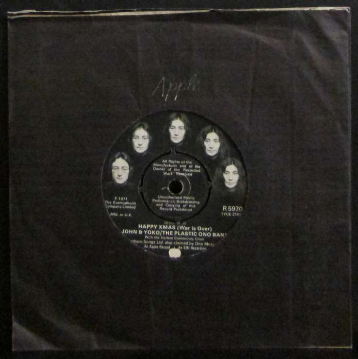 JOHN LENNON / YOKO ONO - HAPPY XMAS(WAR IS OVER) / LISTEN,THE SNOW IS FALLING ( (7 SINGLE/VINYL)