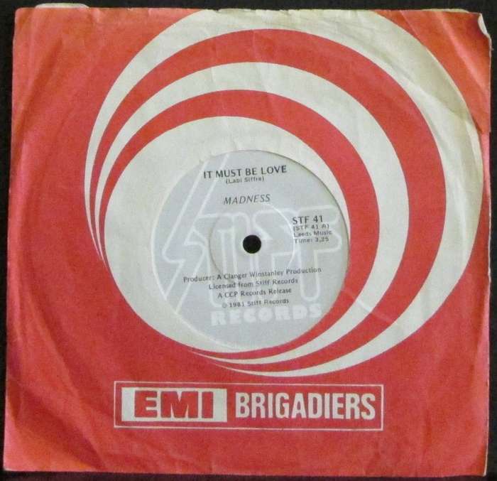 Madness - It Must Be Love / Shadow on the House (7" Single/Vinyl)