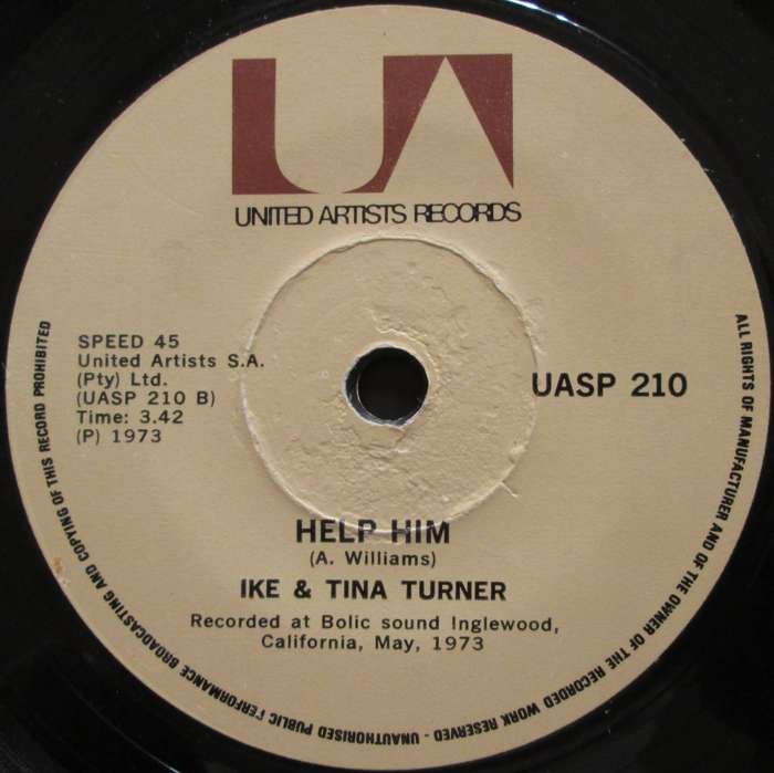 IKE & TINA TURNER - NUTBUSH CITY LIMITS / HELP HIM   (7 SINGLE/VINYL)