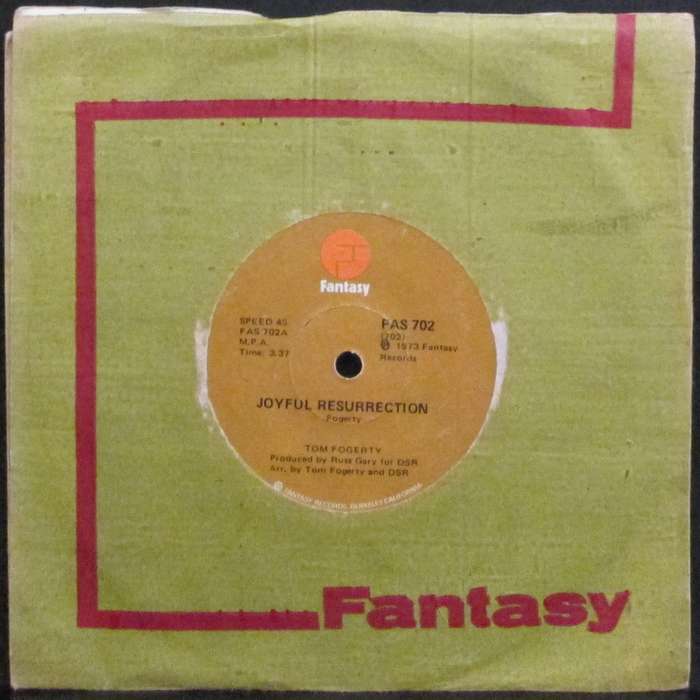 TOM FOGERTY - JOYFUL RESSURECTION / HEART BEAT  (7 SINGLE/VINYL)