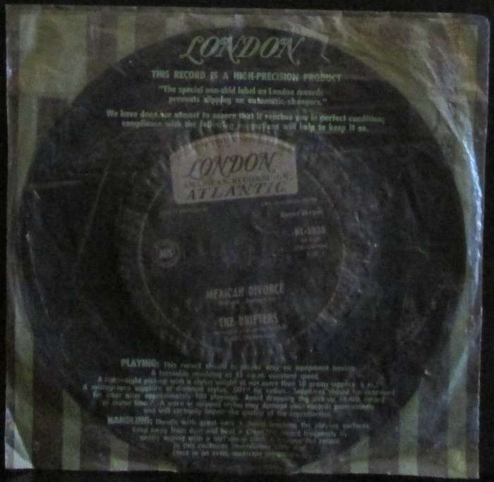 THE DRIFTERS - WHEN MY LITTLE GIRL IS SMILING / MEXICAN DIVORCE ( 7 SINGLE/VINYL)
