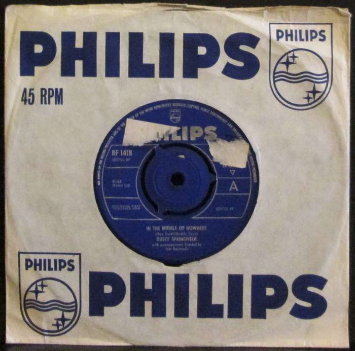 DUSTY SPRINGFIELD - IN THE MIDDLE OF NOWHERE / BABY DONT YOU KNOW  (7 SINGLE/VINYL)