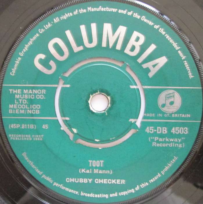CHUBBY CHECKER  - THE TWIST / TOOT (7 SINGLE/VINYL)