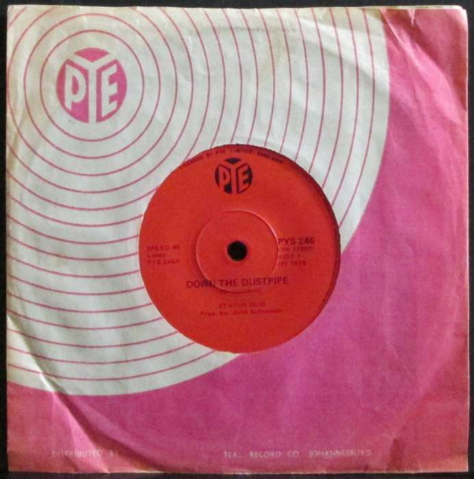 STATUS QUO - DOWN THE DUSTPIPE / FACE WITHOUT A SOUL  (7 INCH SINGLE/VINYL)
