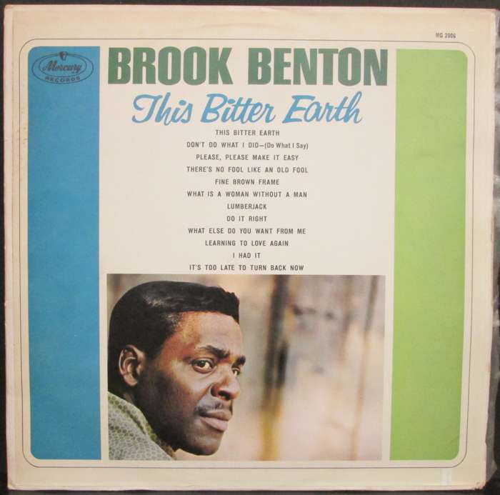 BROOK BENTON - THIS BITTER EARTH (LP/VINYL)