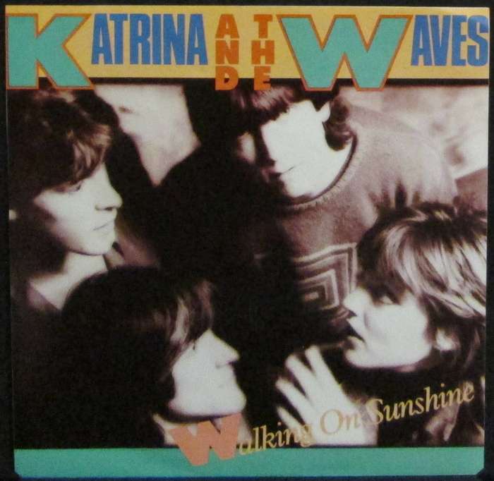 KATRINA AND THE WAVES  -  WALKING ON SUNSHINE / GOING DOWN  (7 SINGLE/VINYL)