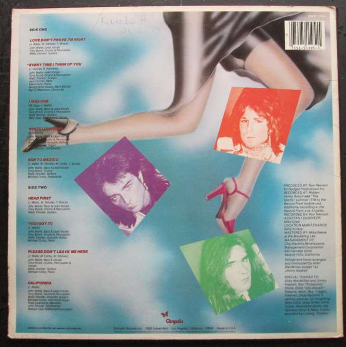 THE BABYS - HEAD FIRST  (LP/VINYL)