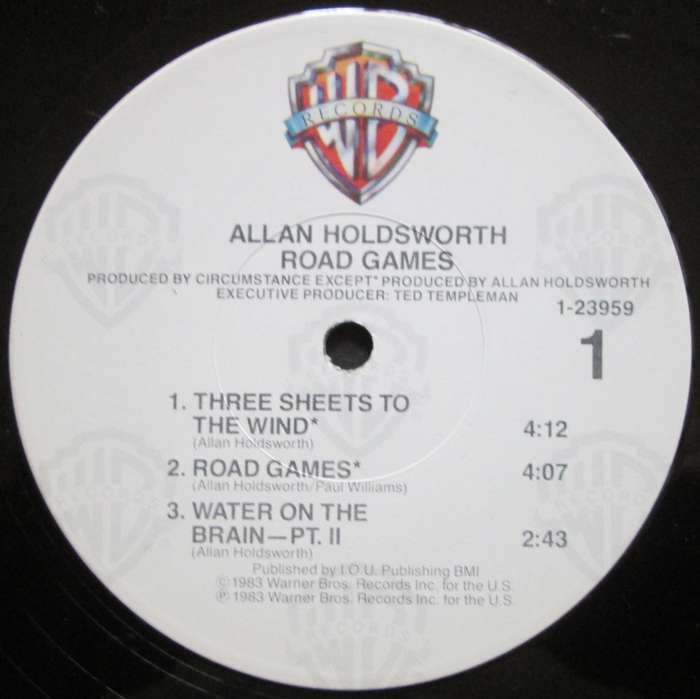 ALLAN HOLDSWORTH - ROAD GAMES   (LP/VINYL)