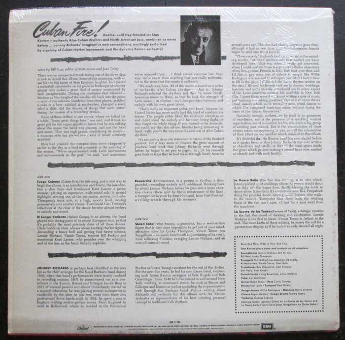 STAN KENTON - CUBAN FIRE    (LP/VINYL)