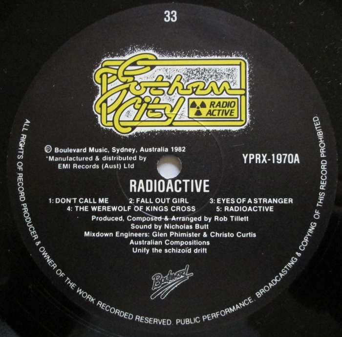 GOTHAM CITY - RADIOACTIVE  (LP/VINYL)