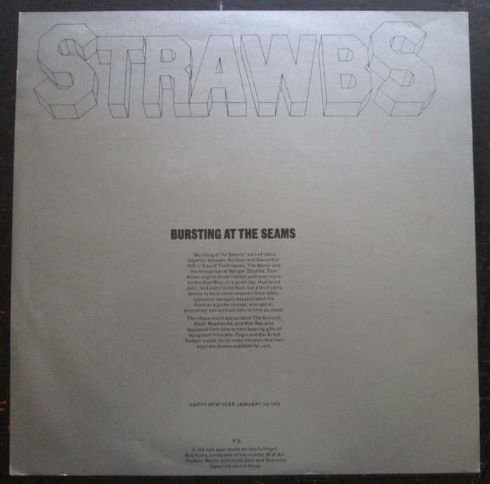 STRAWBS - BURSTING AT THE SEAMS   (LP/VINYL)