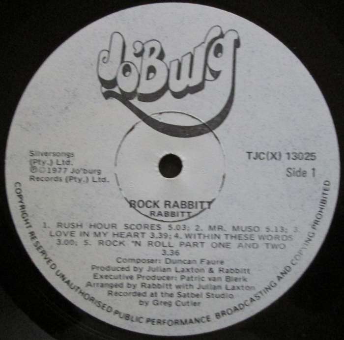 RABBITT - ROCK RABBITT  (LP/VINYL)