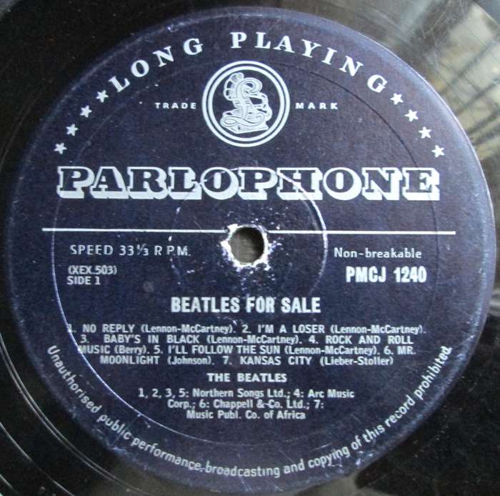 THE BEATLES - BEATLES FOR SALE (LP/VINYL)