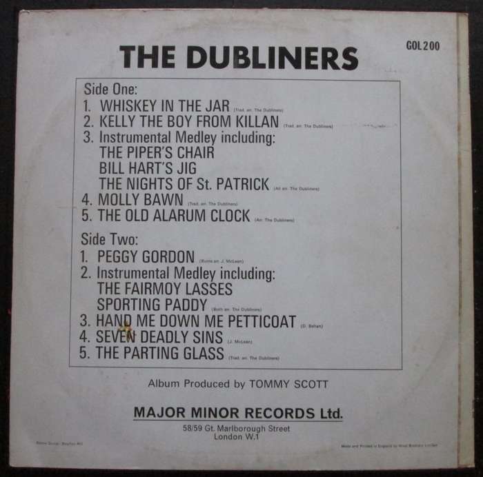 THE DUBLINERS - THE DUBLINERS   (LP/VINYL)