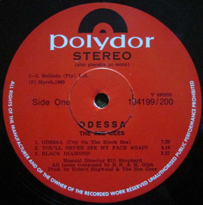 THE BEE GEES - ODESSA (2xLP/VINYL)