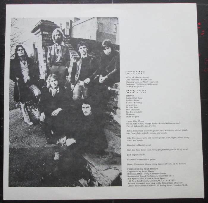 THE INCREDIBLE STRING BAND - HARD ROPE & SILKEN TWINE   (LP/VINYL)