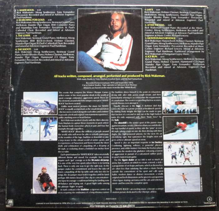 RICK WAKEMAN - WHITE ROCK  (LP/VINYL)